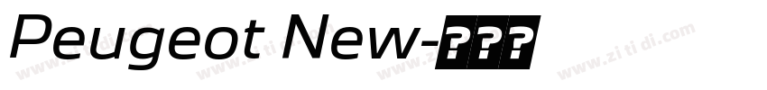 Peugeot New字体转换
